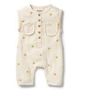 Wilson & Frenchy Organic Crinkle Growsuit - Sunshine, 18-24mths
